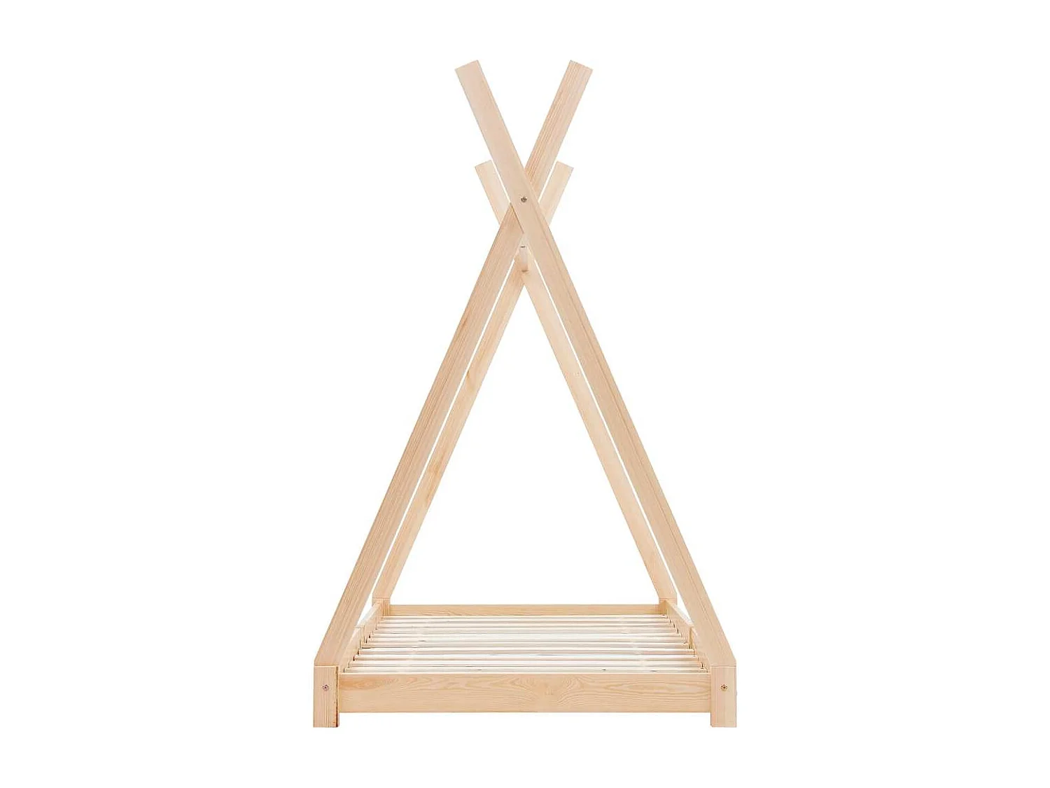 Kinderbedframe massief grenenhout 70x140 cm