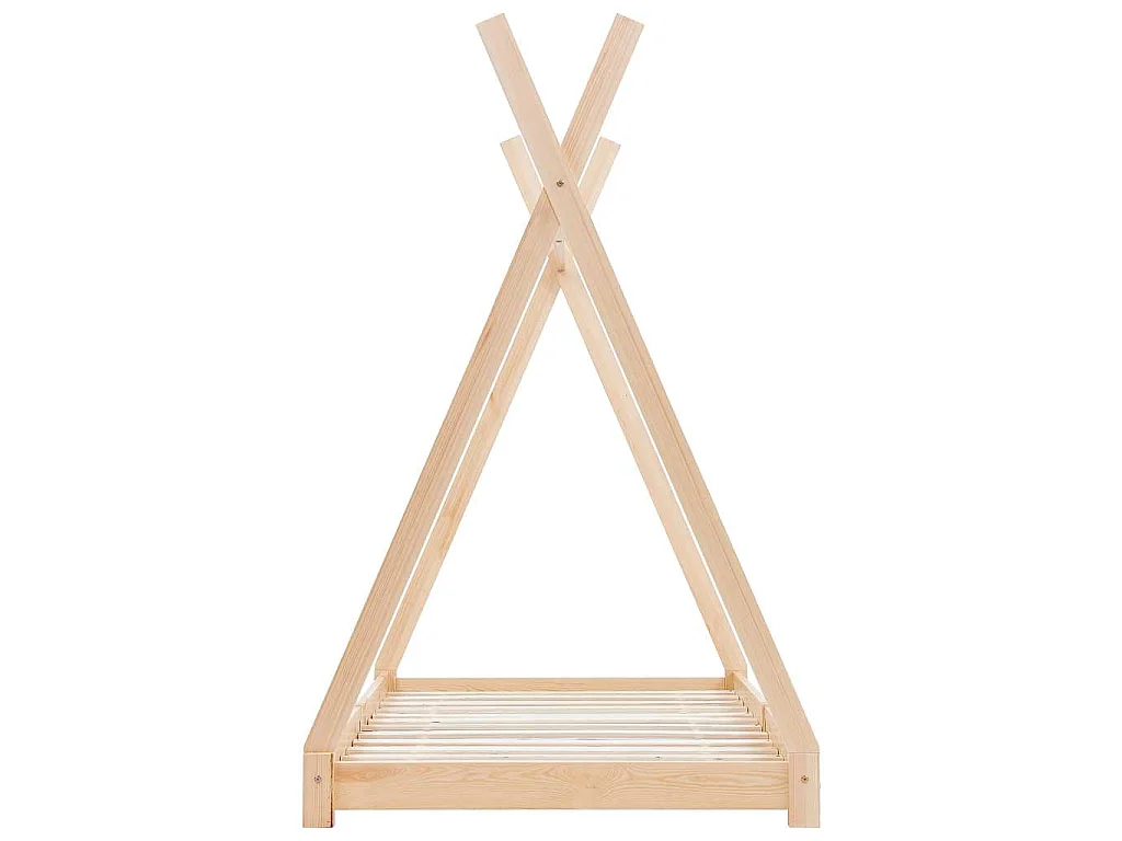 Giroletto per Bambini in Legno Massello di Pino 70x140 cm