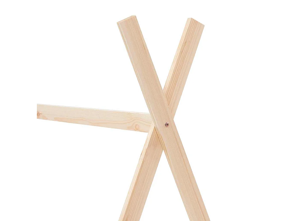 Giroletto per Bambini in Legno Massello di Pino 70x140 cm