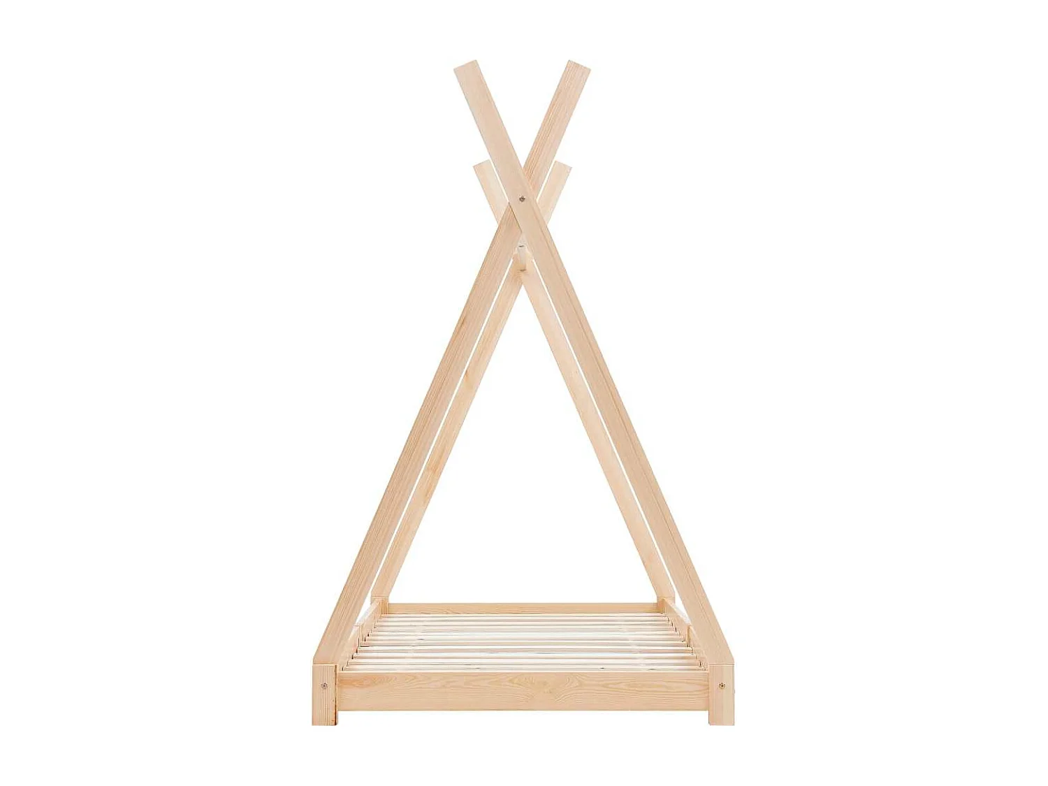 Giroletto per Bambini in Legno Massello di Pino 90x200 cm