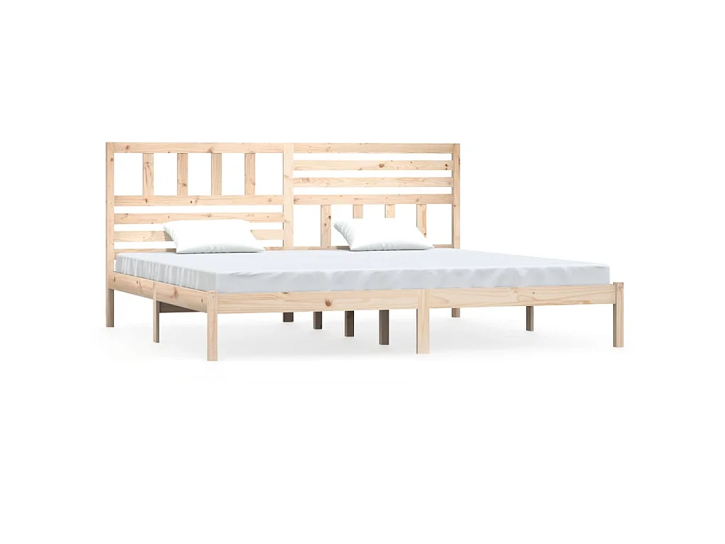 Bedframe zonder matras massief grenenhout 180x200 cm