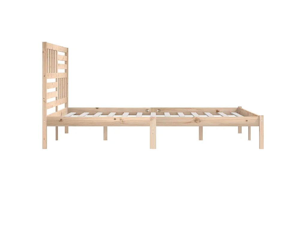 Bedframe zonder matras massief grenenhout 180x200 cm