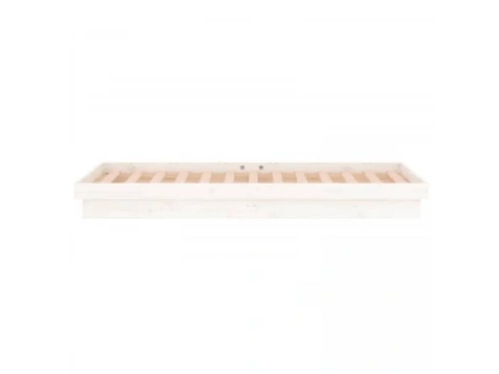 Giroletto con LED Bianco 90x200 cm in Legno Massello