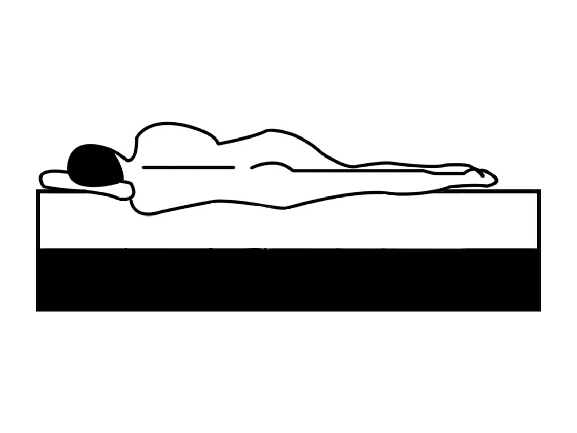 Surmatelas de sommier tapissier 200x180x5 cm mi-doux