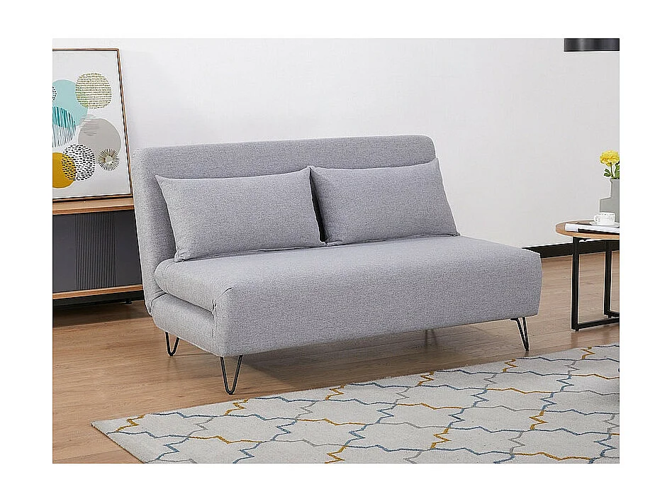 Sofa rozkładana z funkcją spania ZENIA szara