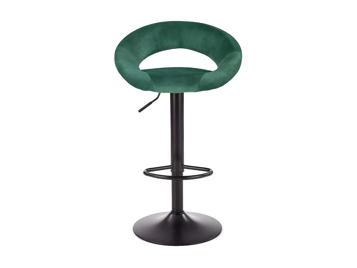 Sgabello da bar  H102/Tessuto/Verde