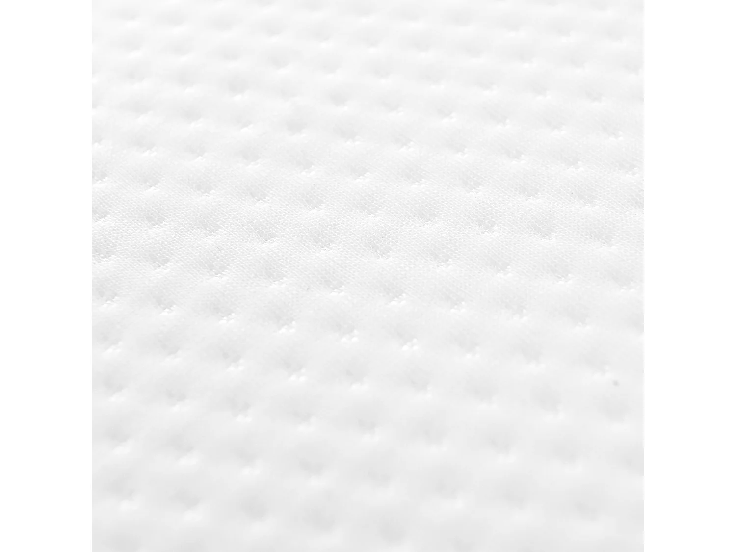 Matelas 90x200 cm mousse ép.16cm - éponge H3 - certifié Oeko-Tex - Blanc