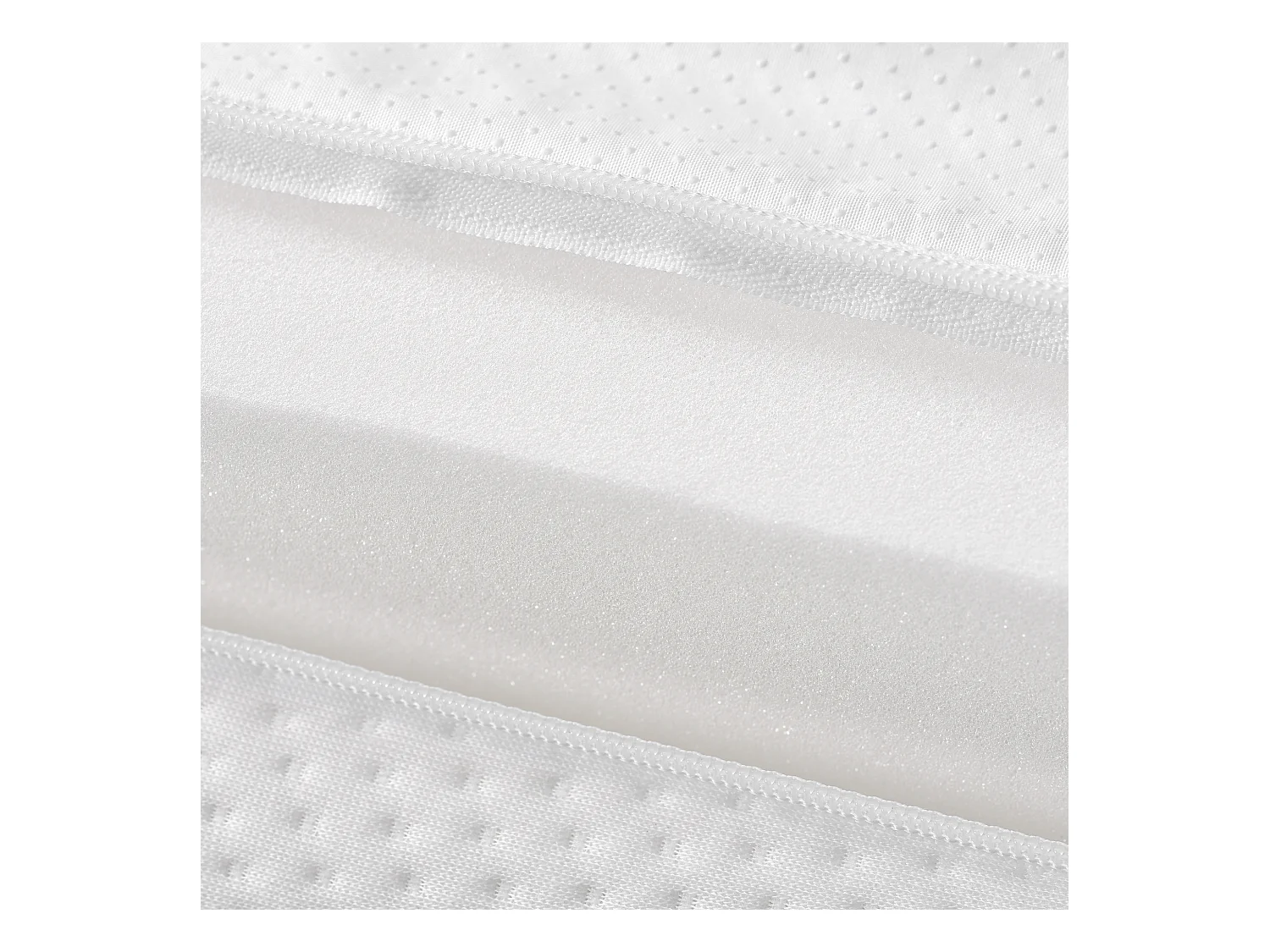 90x200 cm schuimmatras, dikte 16cm - H3 spons - Oeko-Tex gecertificeerd - Wit