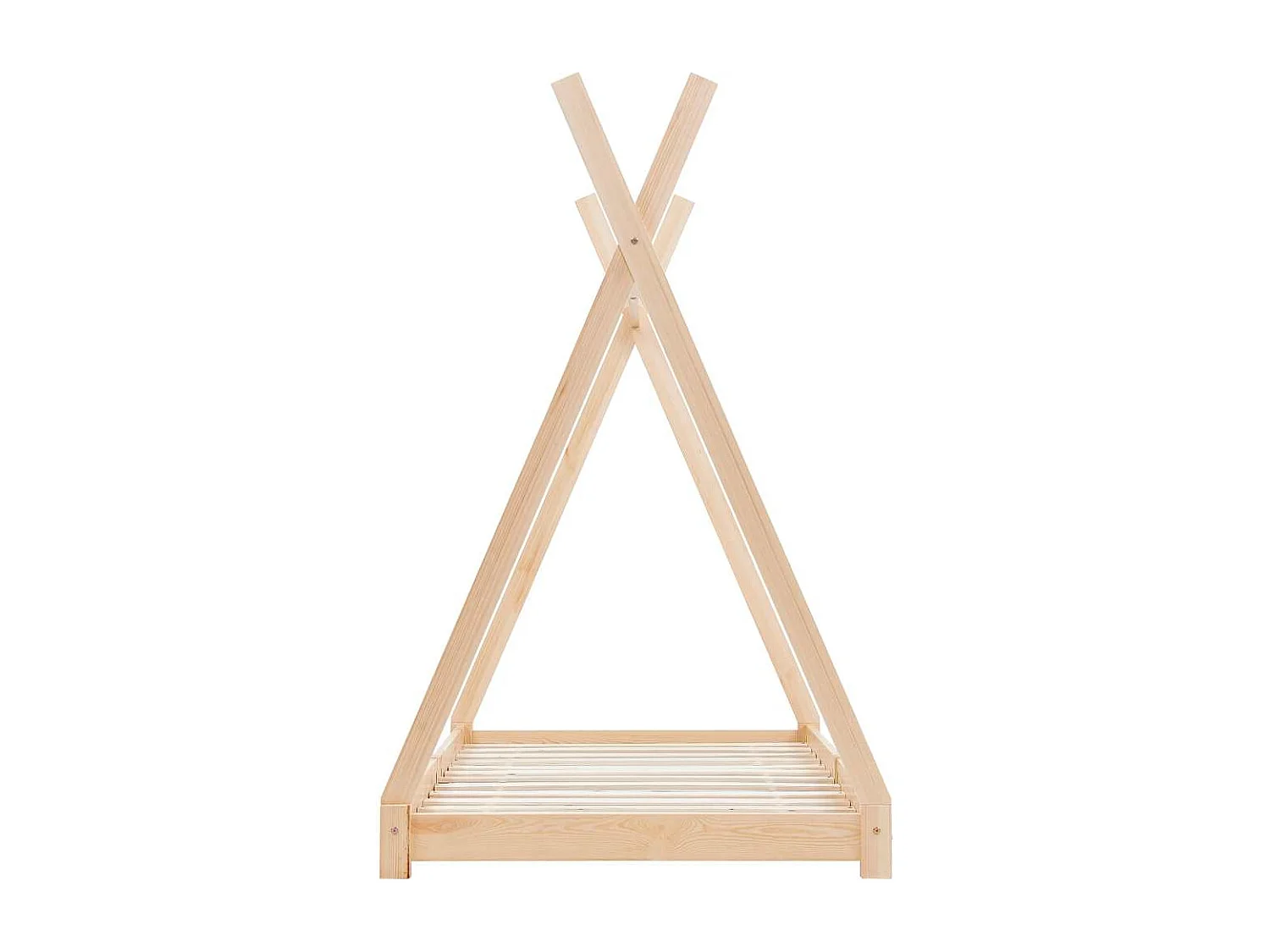 Cadre de lit d'enfant Bois de pin massif 80x160 cm