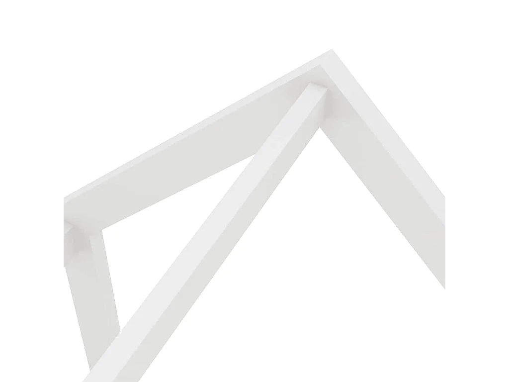 Cadre de lit d'enfant avec un tiroir Blanc Pin massif 70x140 cm