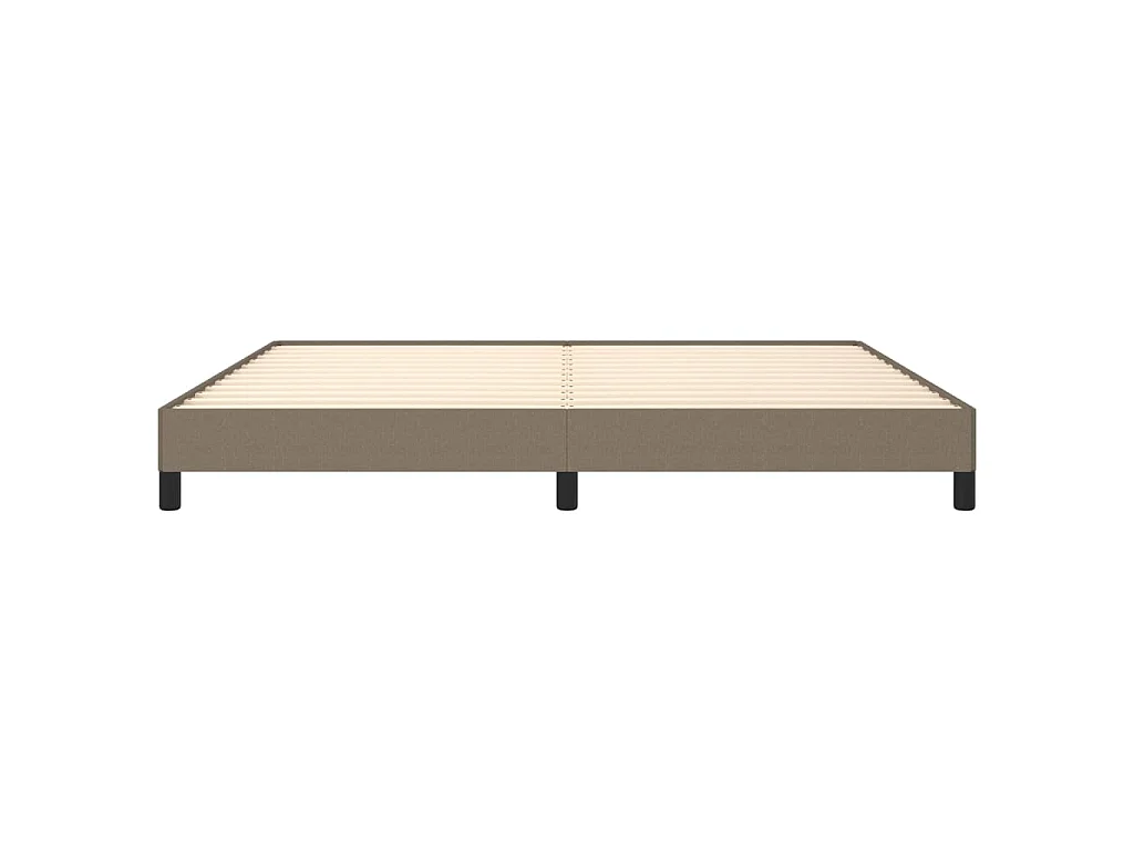 Giroletto senza Materasso Tortora 200x200 cm in Tessuto