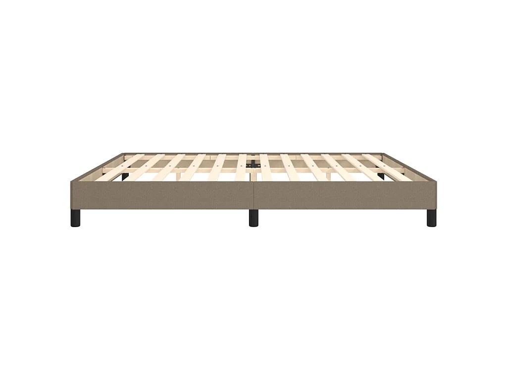 Giroletto senza Materasso Tortora 200x200 cm in Tessuto