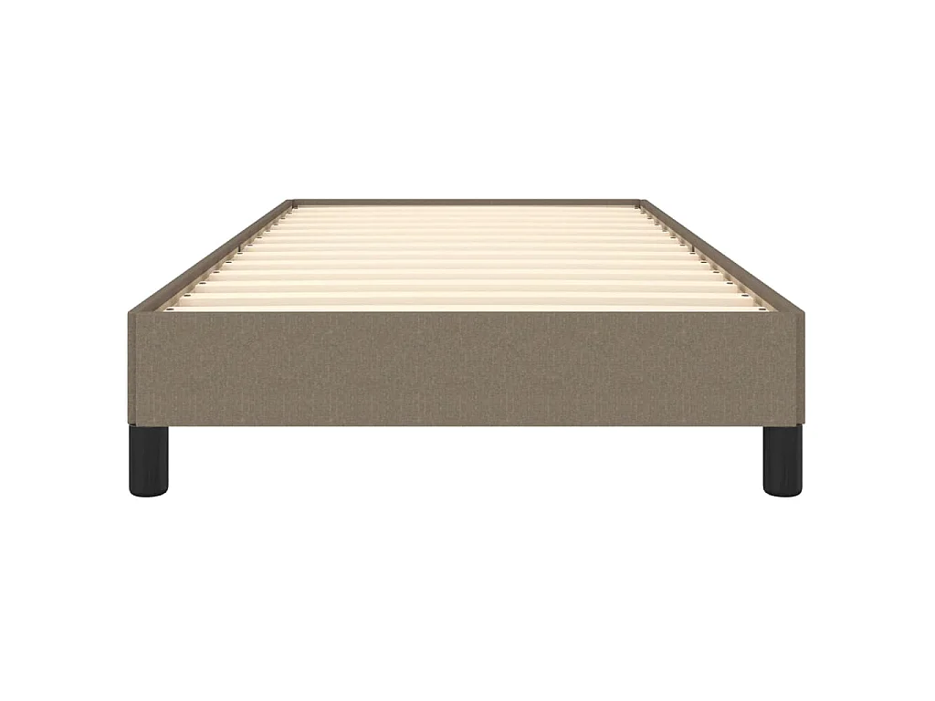 Bedframe zonder matras 90x190 cm stof taupe