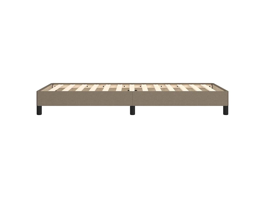 Bedframe zonder matras 90x190 cm stof taupe