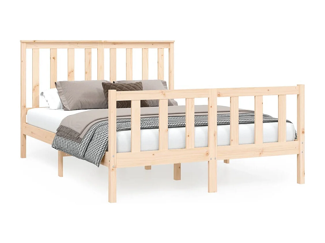 Bedframe zonder matras massief grenenhout 120x200 cm