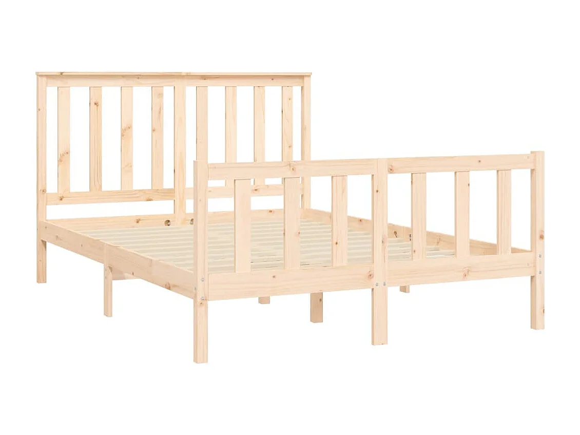 Bedframe zonder matras massief grenenhout 120x200 cm