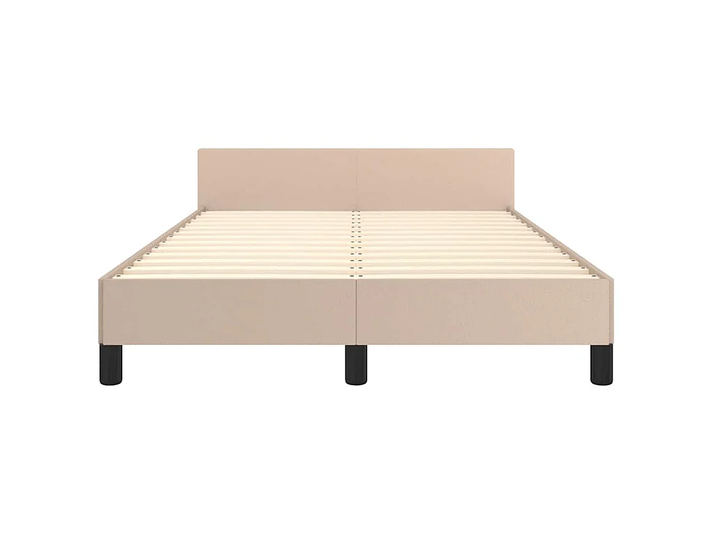 Giroletto con Testiera senza Materasso Cappuccino 120x200 cm