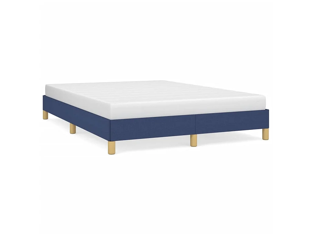 Giroletto senza Materasso Blu 140x200 cm in Tessuto