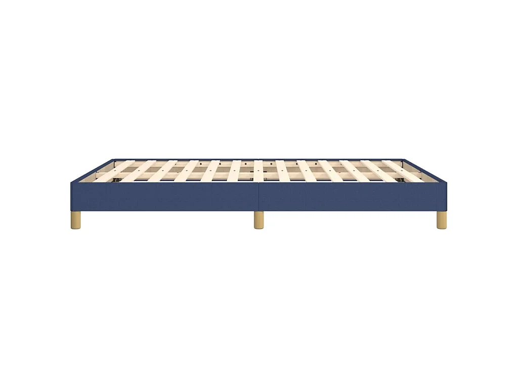 Giroletto senza Materasso Blu 140x200 cm in Tessuto