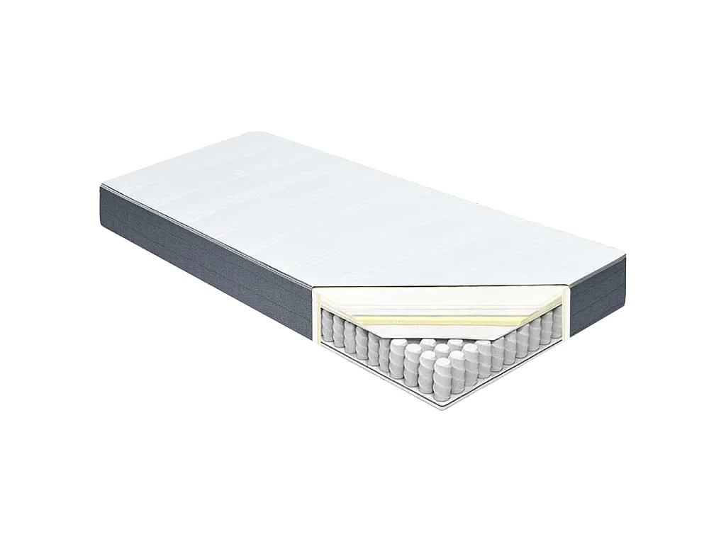 Matelas de sommier tapissier fermeté moyenne 200x90x20 cm