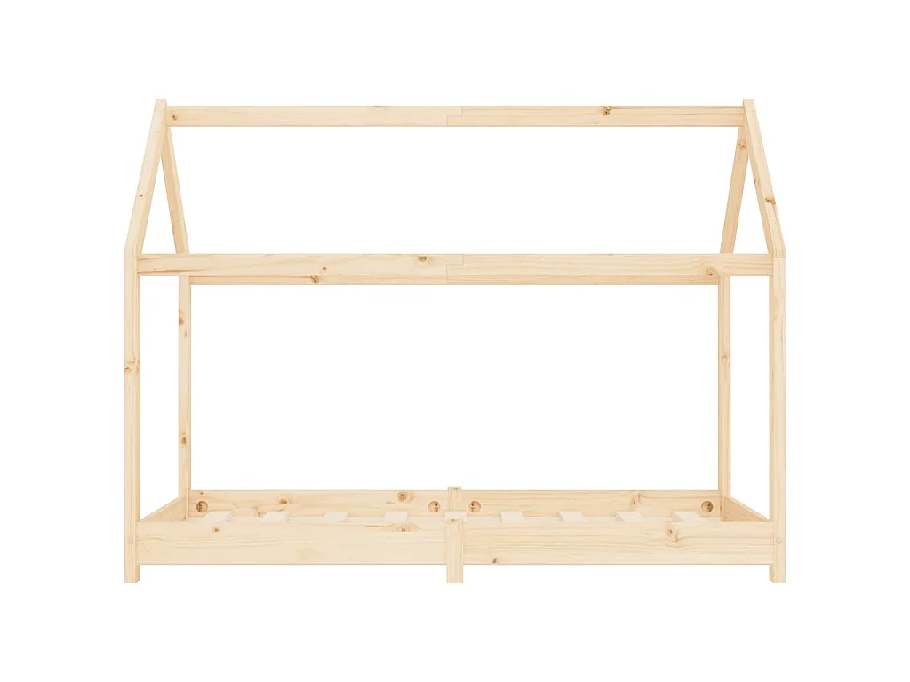 Cadre de lit d'enfant Bois de pin massif 70x140 cm