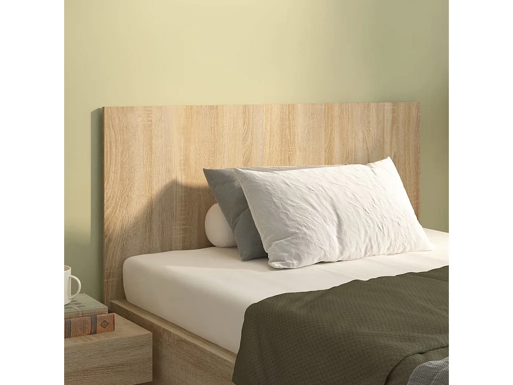 Hoofdbord 120x1,5x80 cm bewerkt hout sonoma eikenkleurig