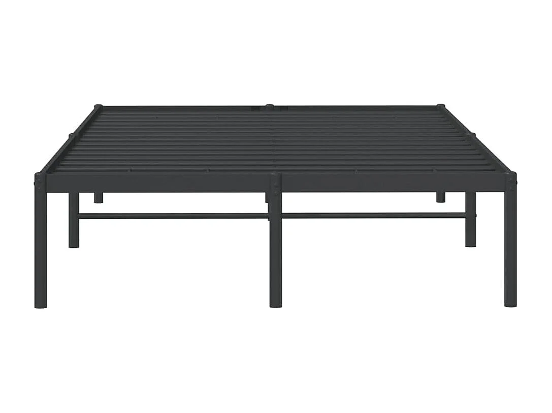 Bettgestell Metall Schwarz 120x190 cm