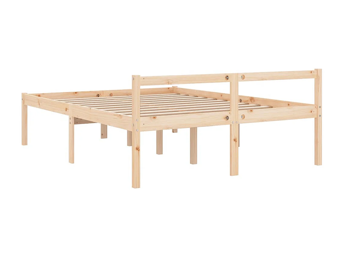 Seniorenbett 160x200 cm Massivholz Kiefer