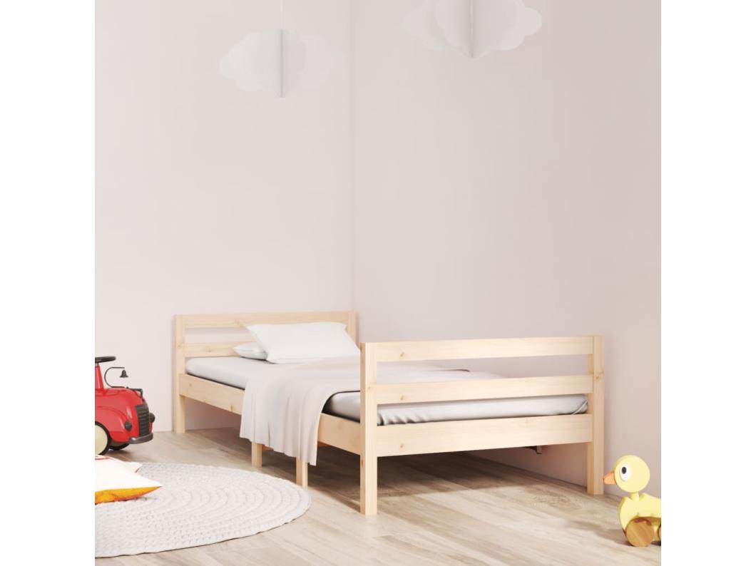 Bedframe zonder matras massief grenenhout 80x200 cm