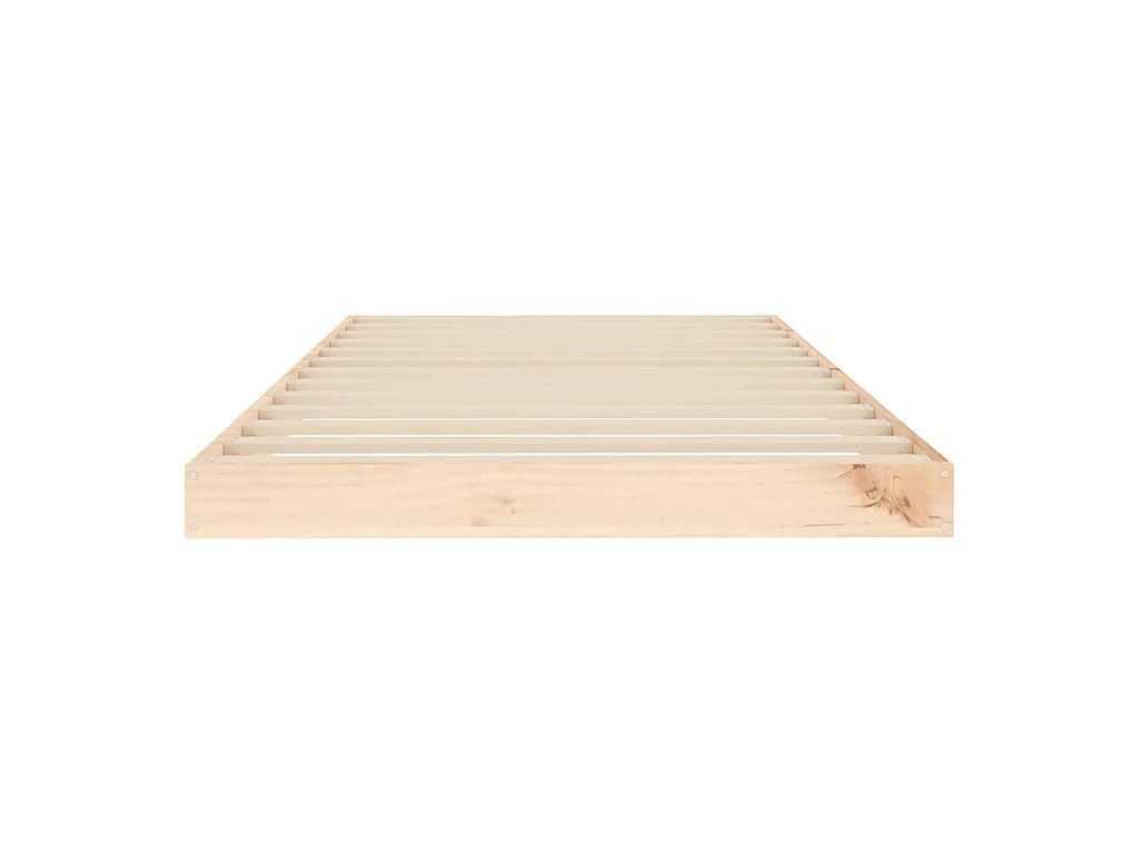 Cadre de lit sans matelas 90x190 cm bois de pin massif
