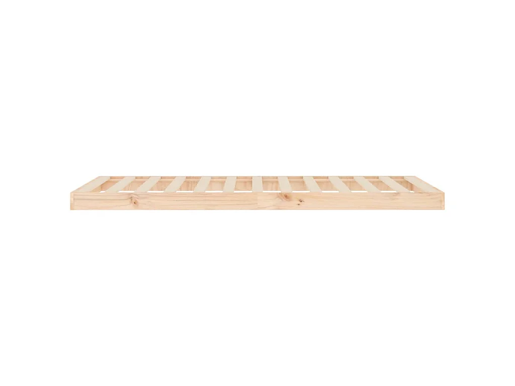 Cadre de lit sans matelas 90x190 cm bois de pin massif
