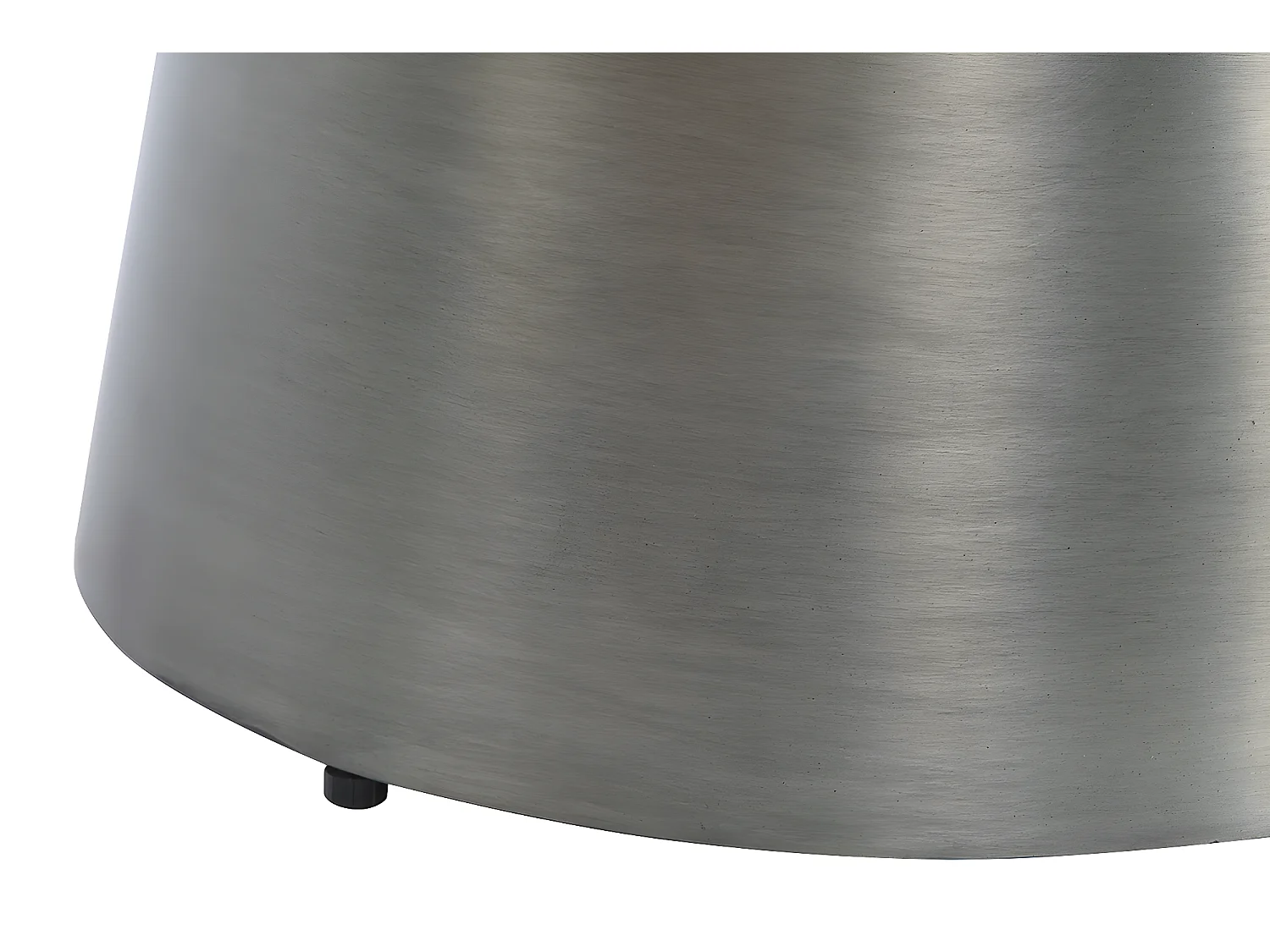 Table d'appoint ronde en métal coloris doré, gris foncé - diamètre 60 x Hauteur 37cm