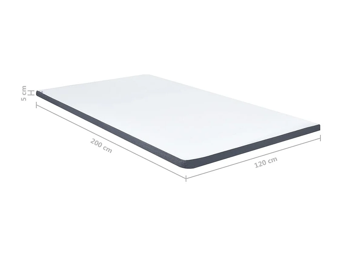 Protezione per Materasso a Molle Insacchettate 200x120x5 cm Morbidezza Media