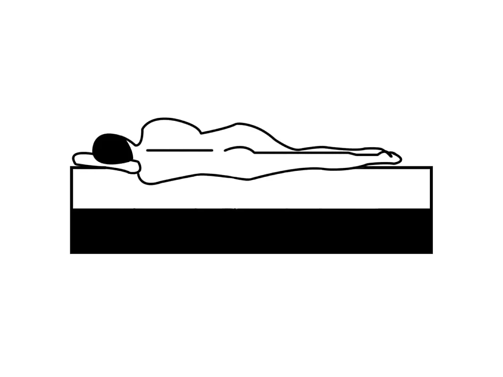 Matelas de sommier tapissier fermeté moyenne 200x140x20 cm