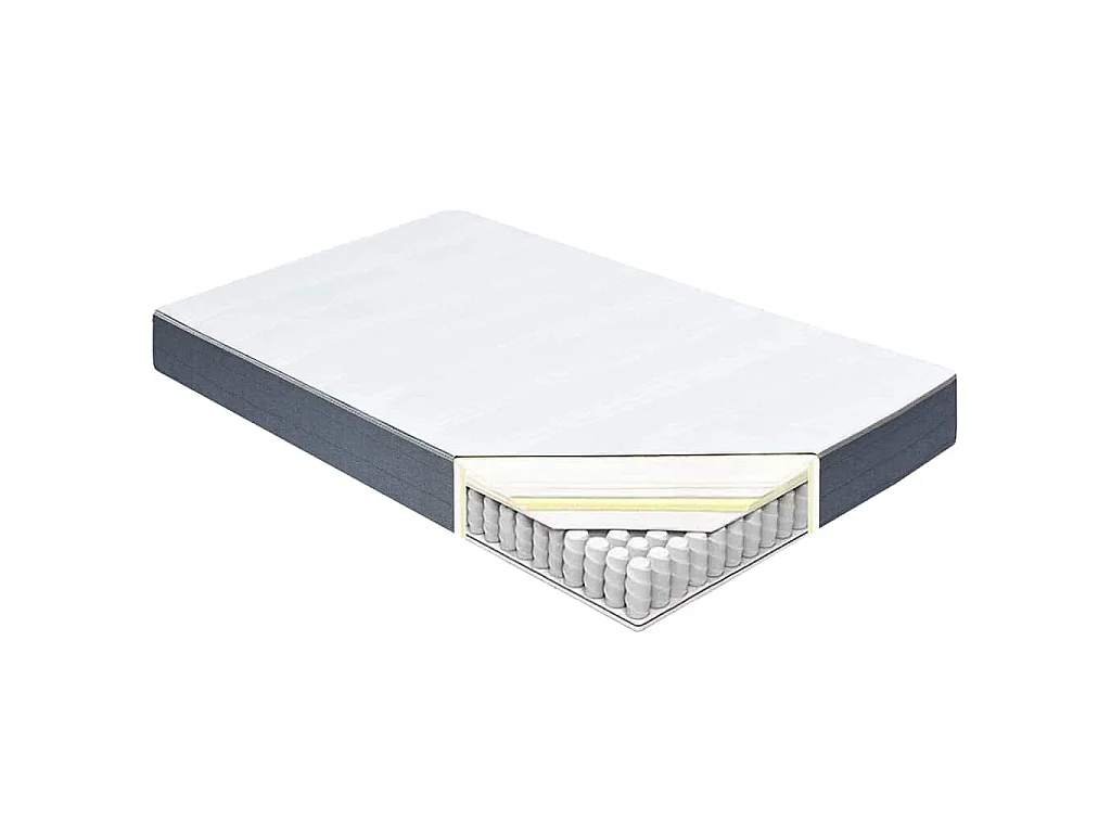 Matelas de sommier tapissier fermeté moyenne 200x140x20 cm