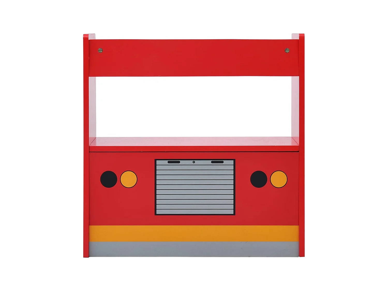 3-tlg. Kinder-Sitzgruppe Feuerwehrauto-Design Holz