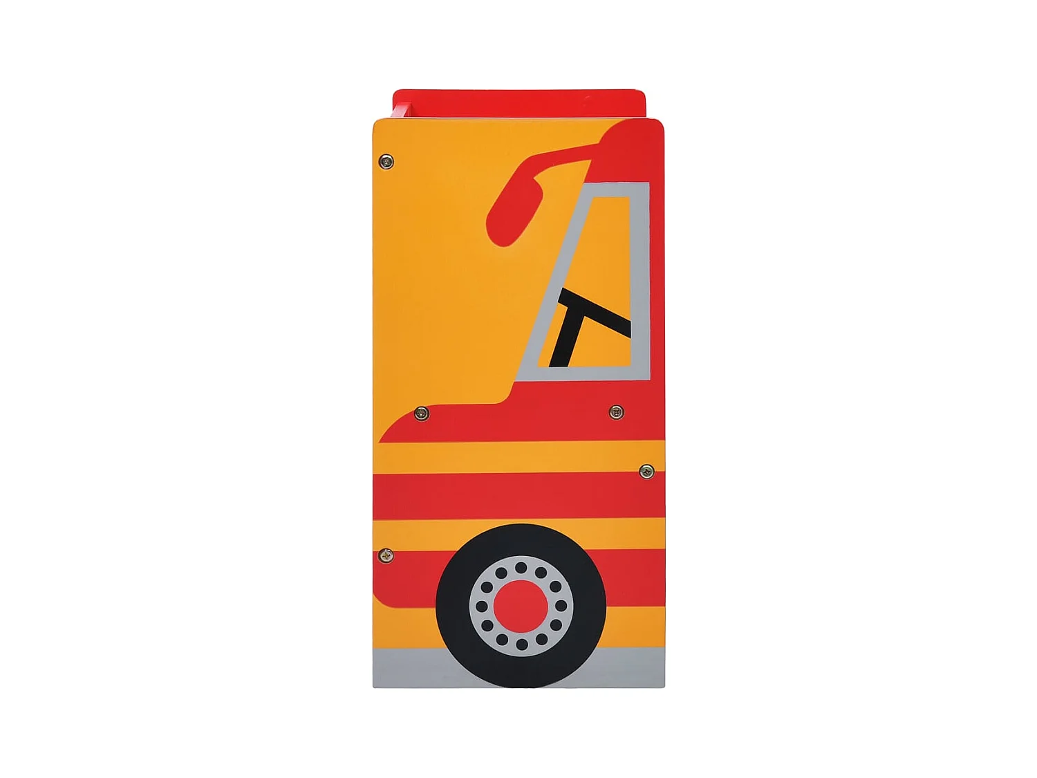 3-tlg. Kinder-Sitzgruppe Feuerwehrauto-Design Holz