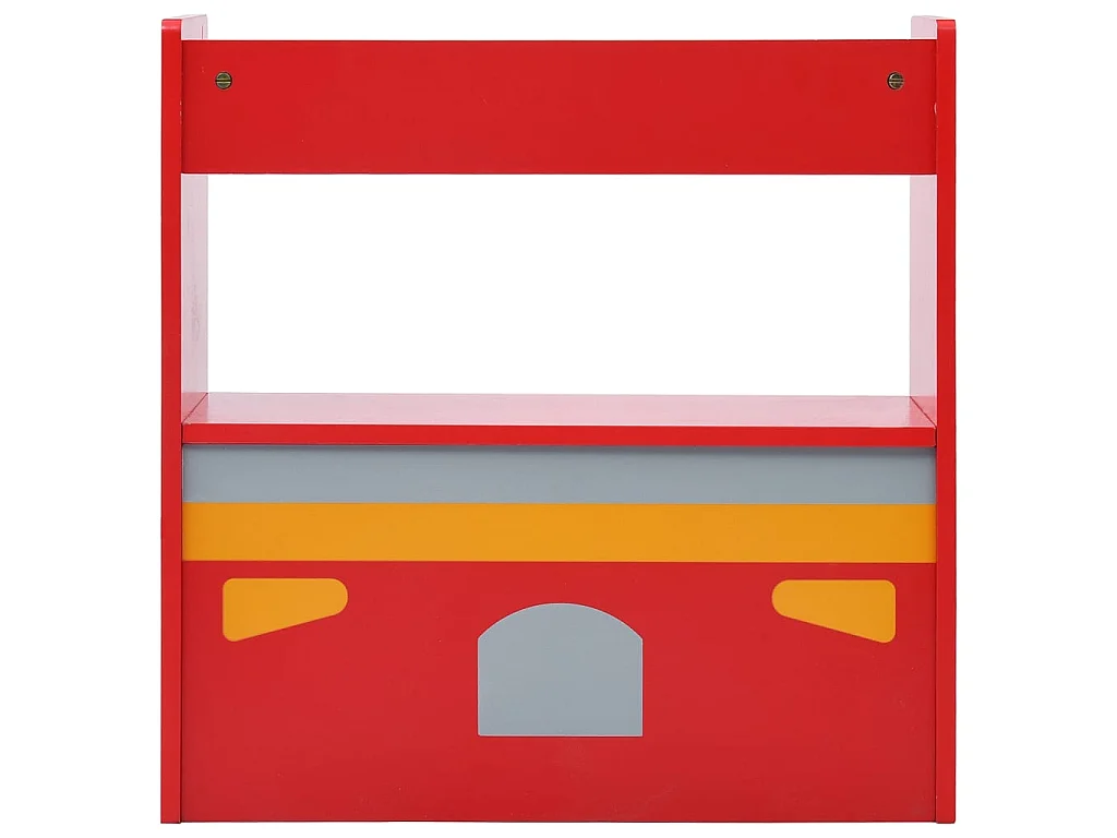 Jeu de table et chaises d'enfants 3 pcs Camion de pompiers Bois