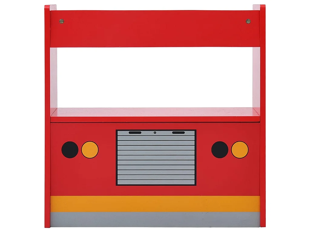 Jeu de table et chaises d'enfants 3 pcs Camion de pompiers Bois
