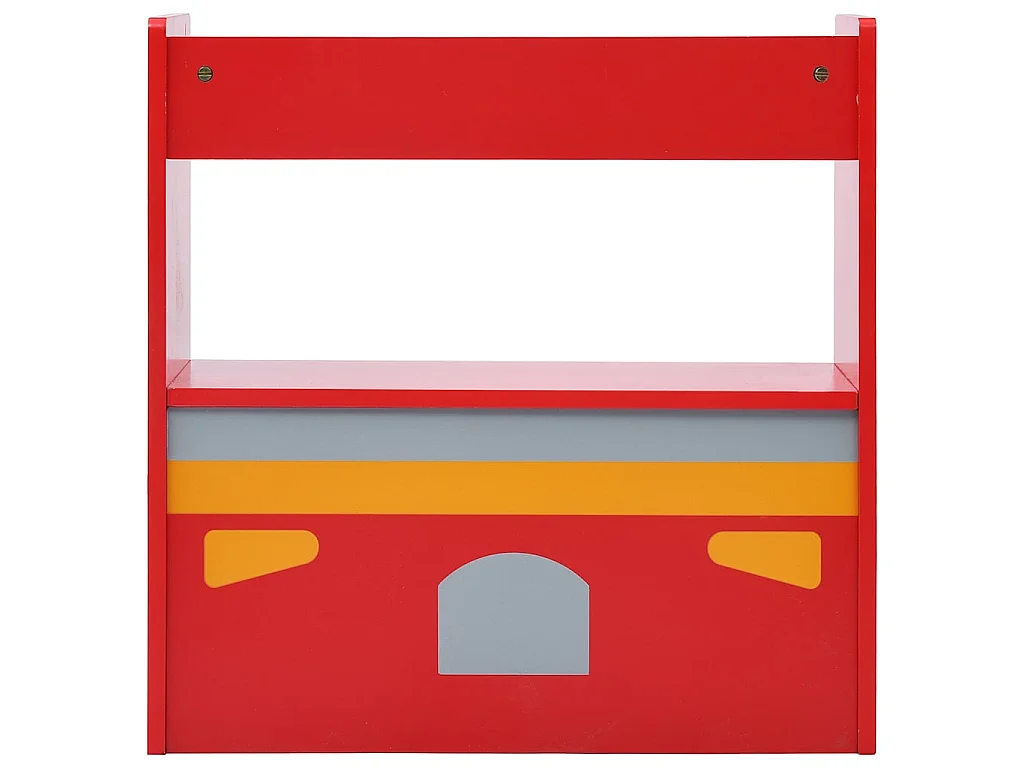 Jeu de table et chaises d'enfants 3 pcs Camion de pompiers Bois