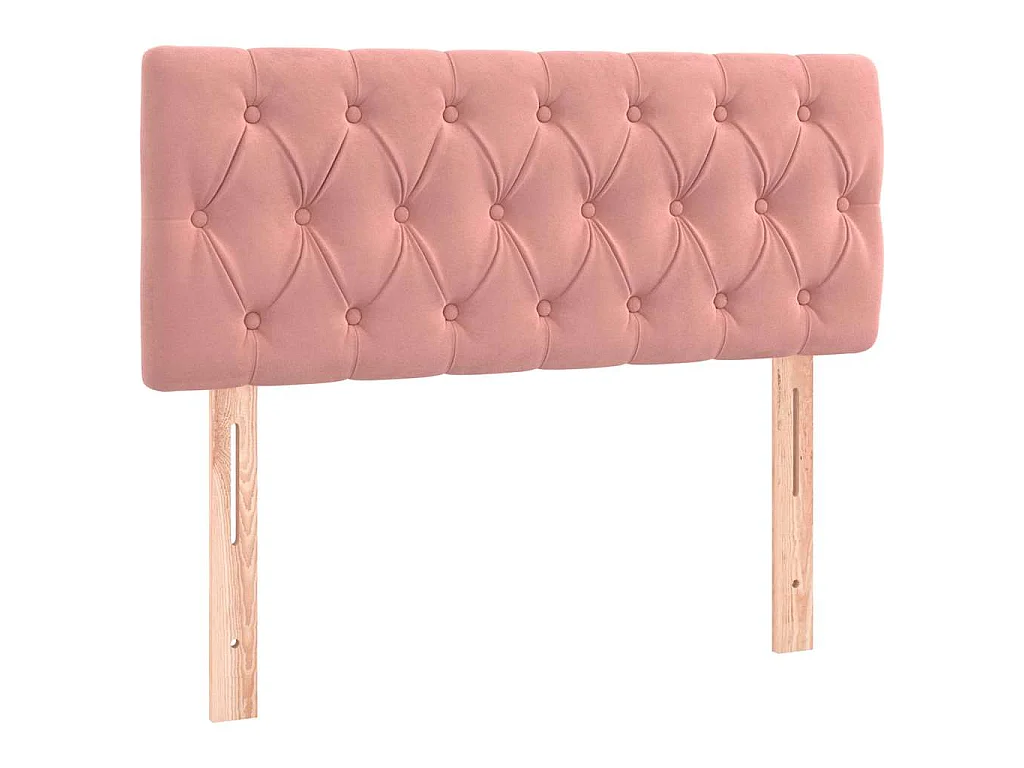 Hoofdbord 100x7x78/88 cm fluweel roze