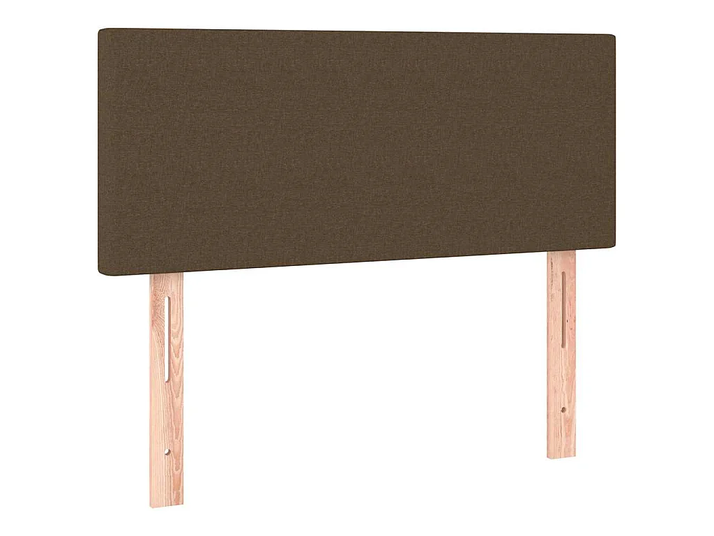 Cabeceira de cama tecido 100x5x78/88 cm castanho