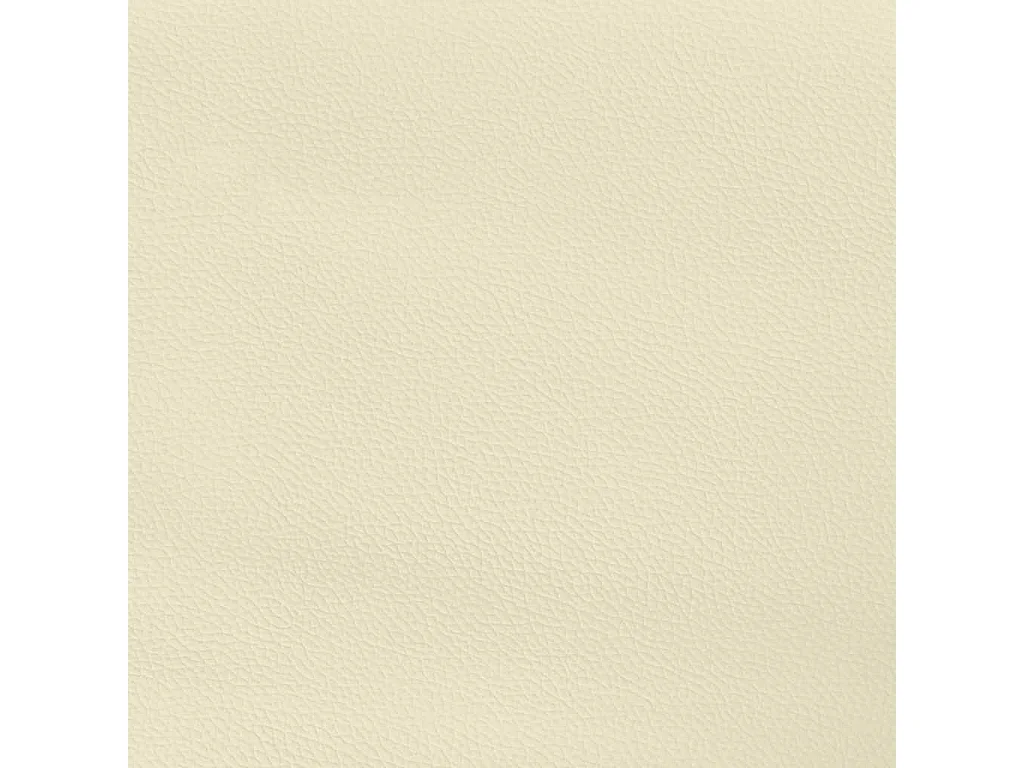 Bettgestell mit Kopfteil ohne Matratze Creme 90x200 cm