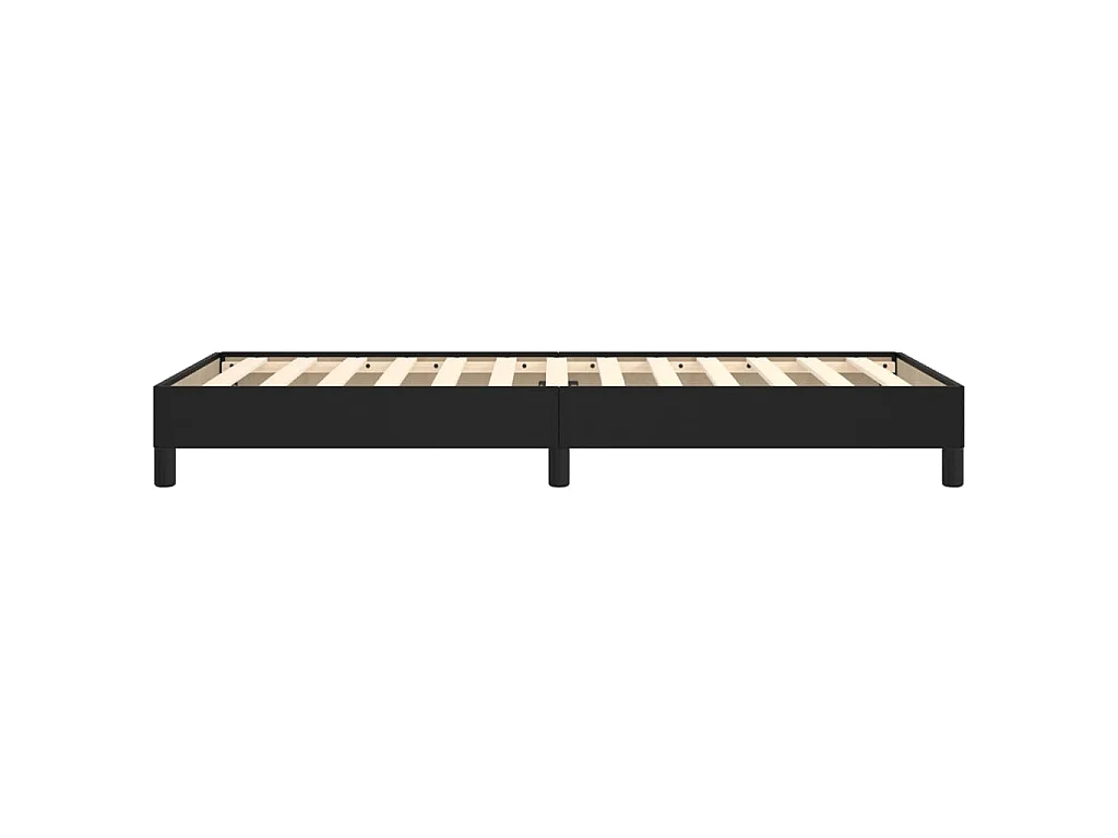 Bedframe kunstleer zwart 90x190 cm