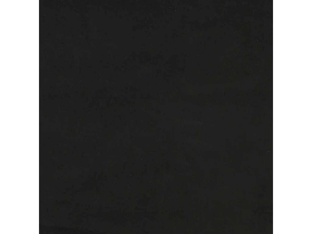 Cadre de lit sans matelas noir 160x200 cm velours