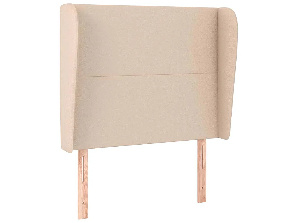 Tête de lit avec oreilles Cappuccino 103x23x118/128 cm
