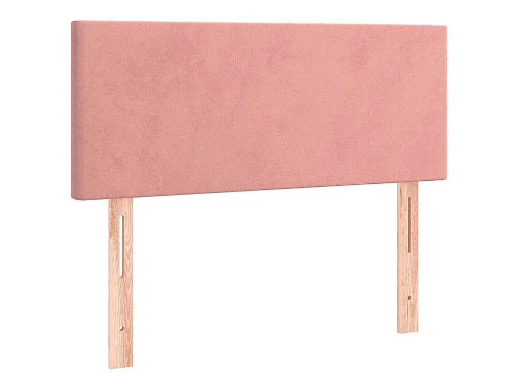 Tête de lit à LED Rose 90x5x78/88 cm Velours