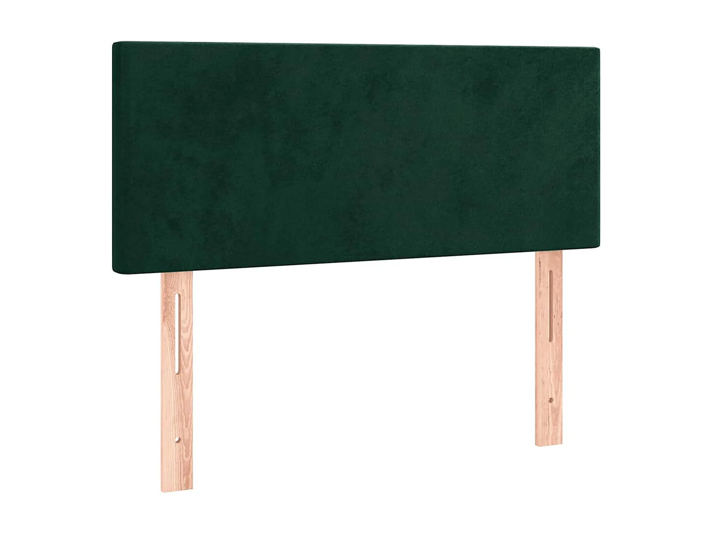 Tête de lit à LED Vert foncé 90x5x78/88 cm Velours