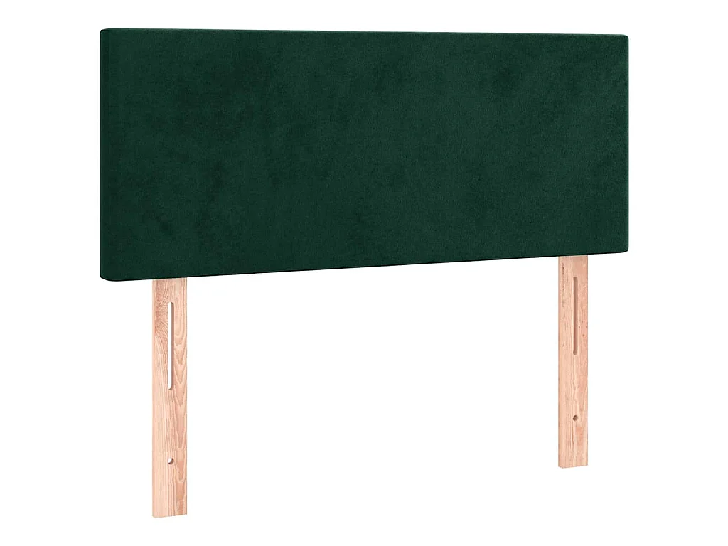 Tête de lit à LED Vert foncé 90x5x78/88 cm Velours