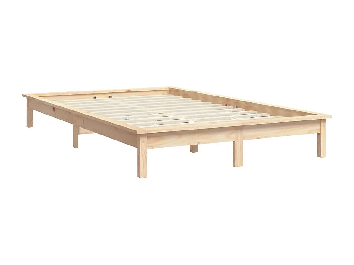 Cadre de lit sans matelas bois massif